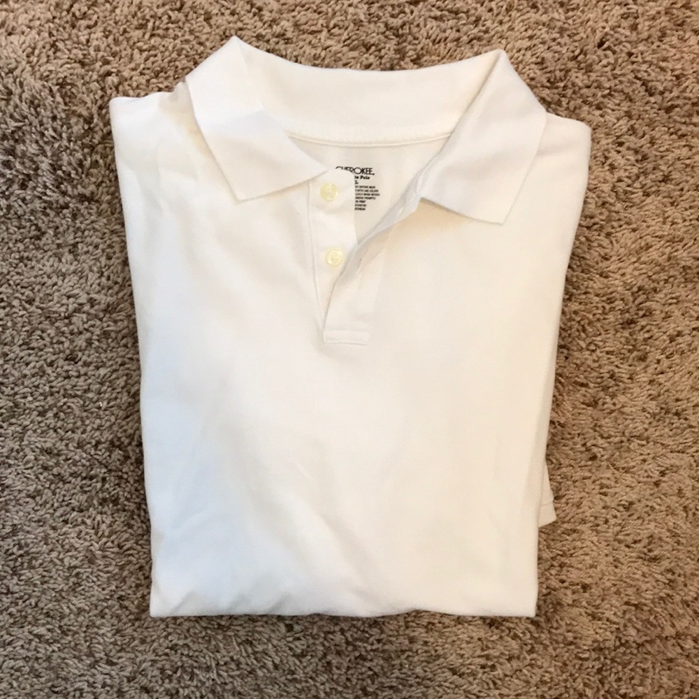 Crisp white polo shirt never worn NWOT
